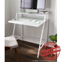 Lumisource OFD-TM-2TIER W 2-Tier Desk